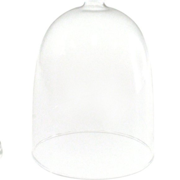 Mini display clear glass bell jar dome 4 inches tall - Picture 1 of 7
